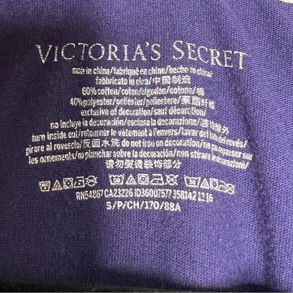 VICTORIA'S SECRET / purple long sleeve sleep dress / S - Picture 4 of 5